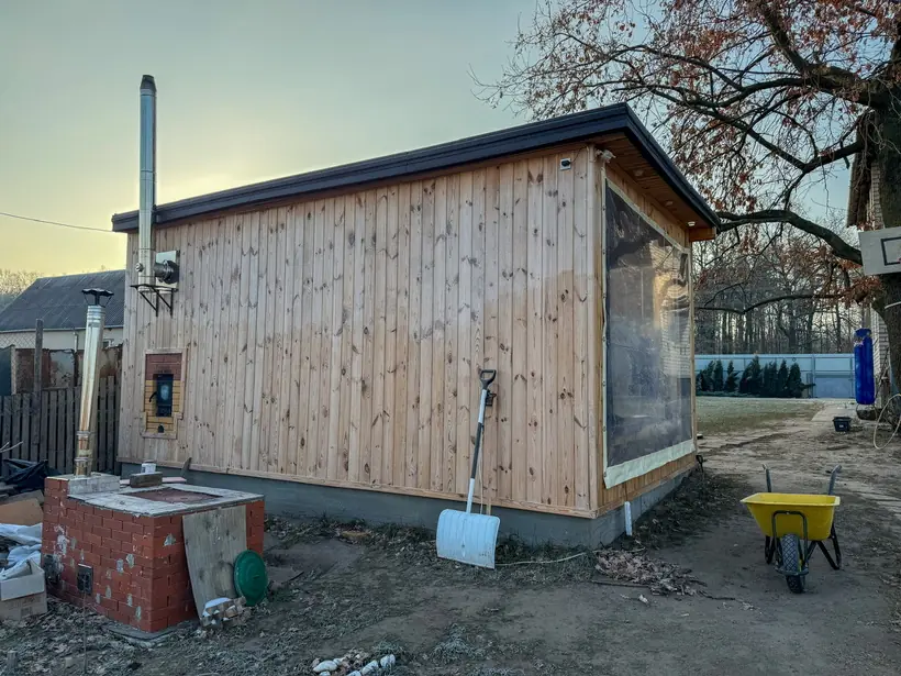 Фото будівництва бесідки
